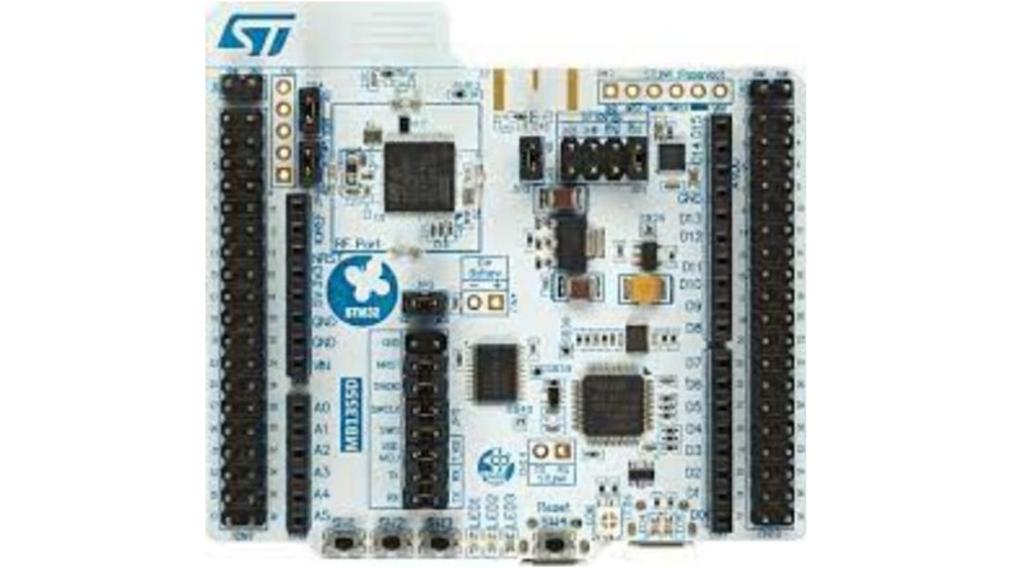 Placa de evaluación STM32WB Nucleo-64 Boards de STMicroelectronics, con núcleo ARM 32-bit Cortex-M4