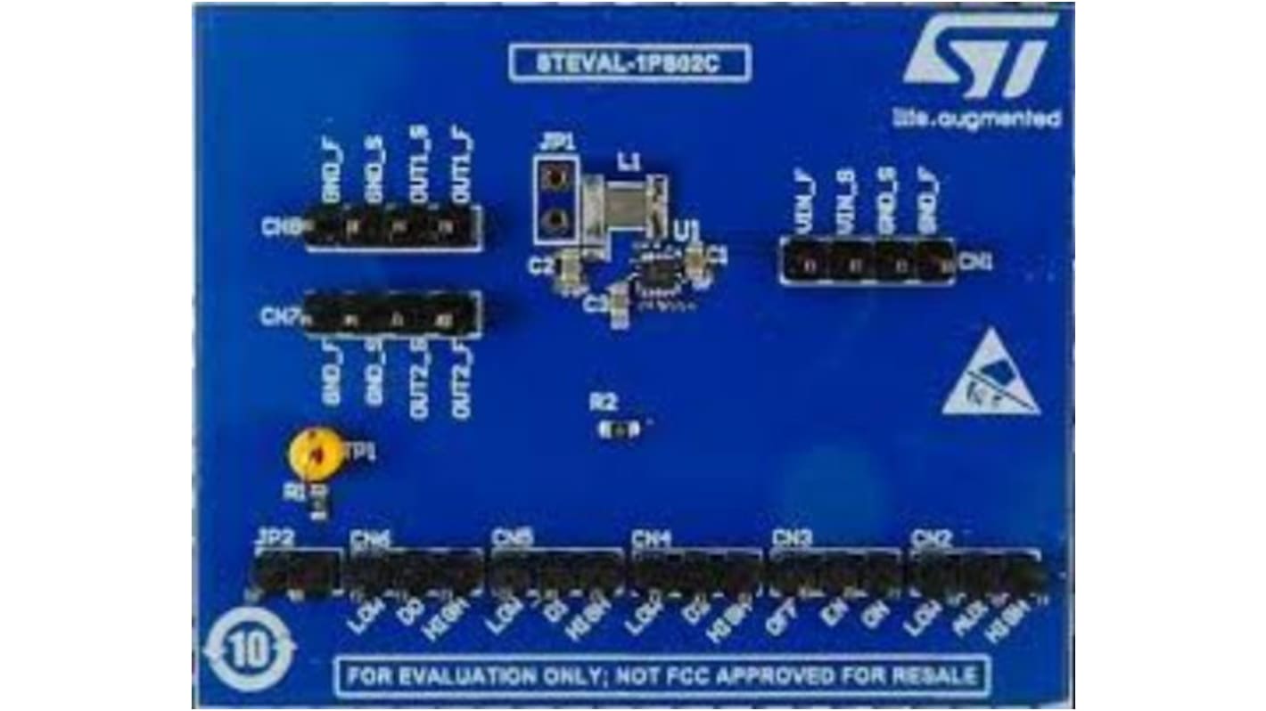 Scheda di valutazione Convertitore step-down per Interruttore AUX Evaluation Board Based on ST1PS02CQTR 400 mA