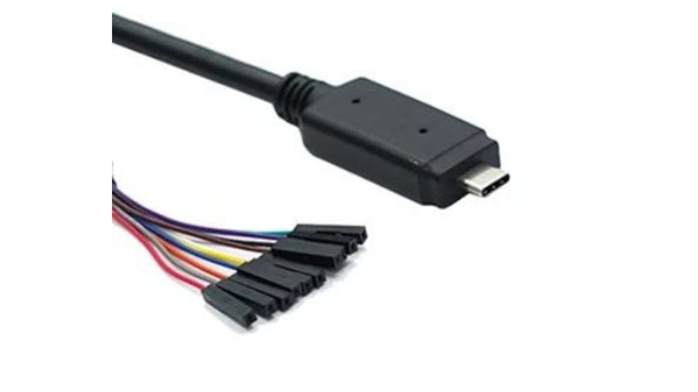 Convertidor de interfaz Connective Peripherals USBC-HS-MPSSE-3.3V-3.3V-500-SPR, Conector A USB C