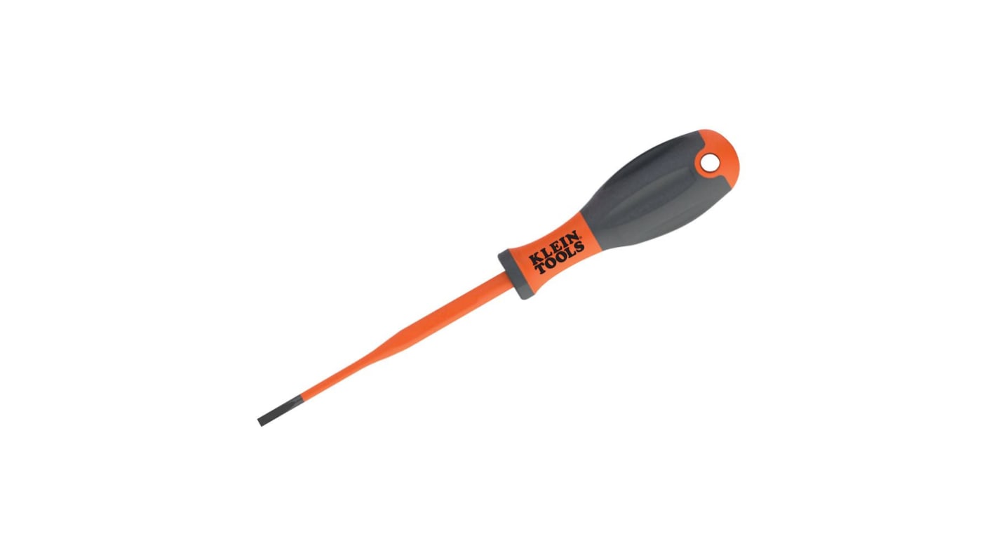 32230INS Klein Tools Slotted Insulated Screwdriver, 3.5 mm Tip, 100