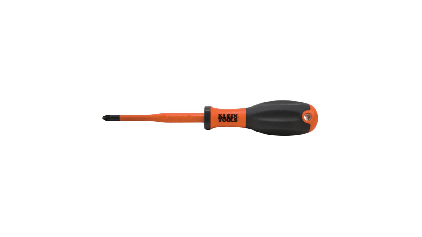 32247INS Klein Tools Pozidriv Insulated Screwdriver, PZ2 Tip, 100 mm