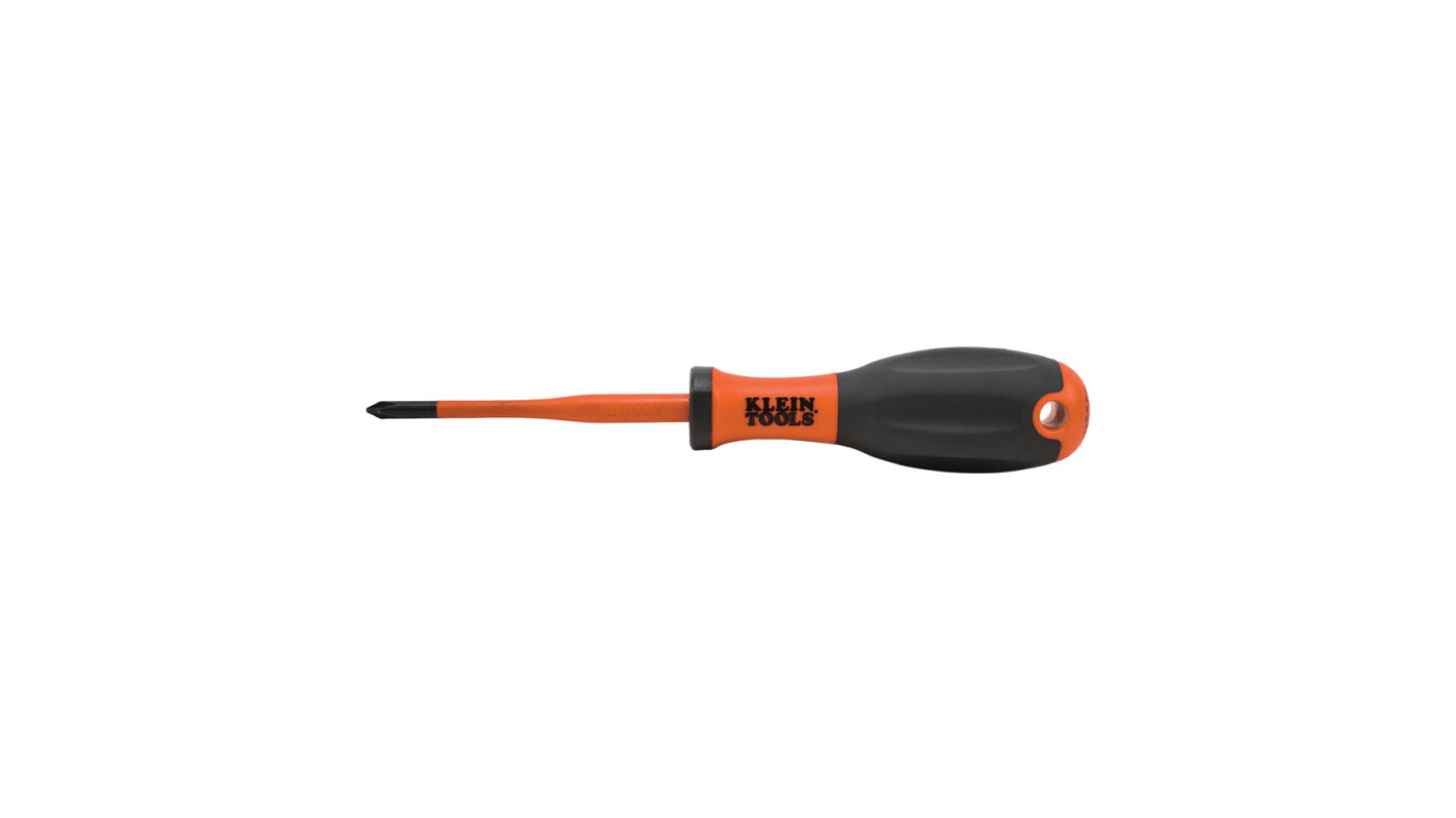 Klein Tools VDE PH1 PHILLIPS® Isolierter Schraubendreher, 180 mm / Klinge 80 mm