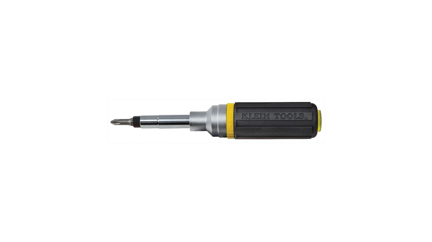 Klein Tools Ratchet Screwdriver, 200 mm length Steel