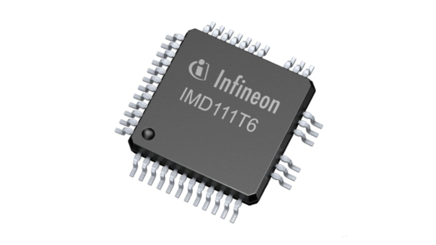 Infineon Motor Driver IC 3-phasig IMD111T6F040XUMA1, PG-LQFP-40, 40-Pin, 20 V, BLDC, Halbbrücke