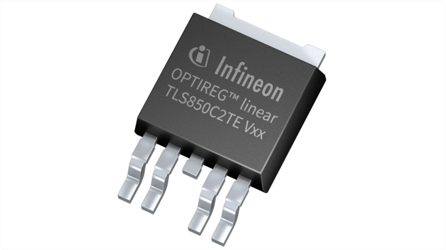 Infineon 電圧レギュレータ 低ドロップアウト, 5-Pin, TLS850C2TEV33ATMA1