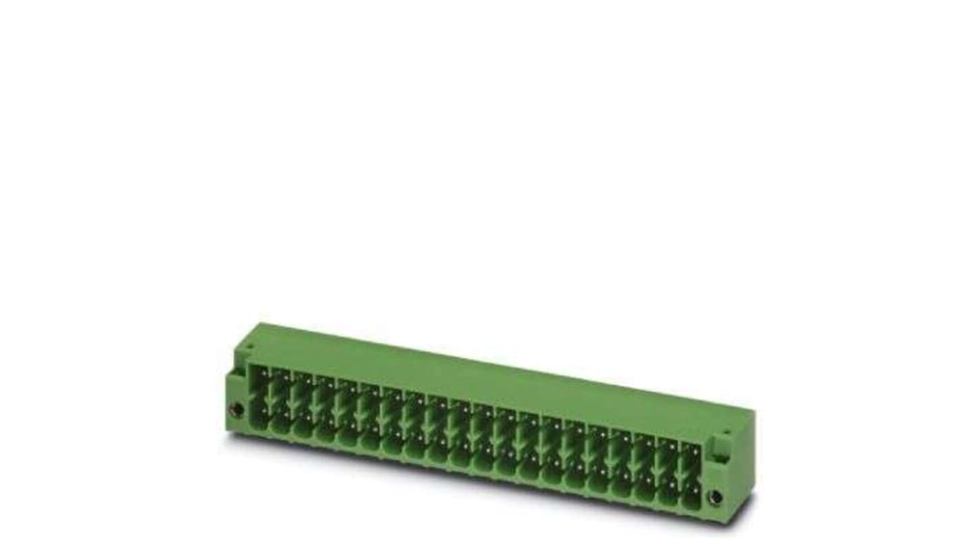 Phoenix Contact 3.5mm Pitch 13 Way Right Angle Pluggable Terminal Block, Header, Through Hole, Solder Termination