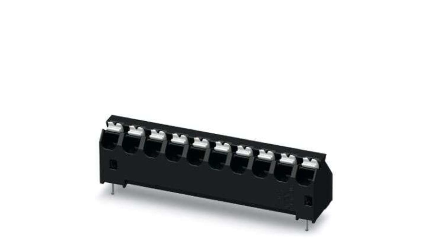 Phoenix Contact SPTA-THR Series PCB Terminal Block, 4-Contact, 5.08mm Pitch, Through Hole Mount, 1-Row