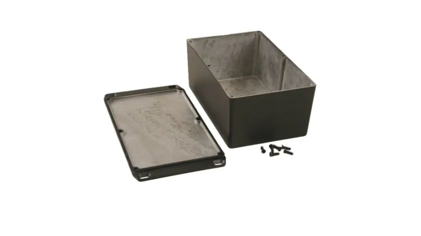 Caja Hammond de Aluminio Presofundido, 82 x 120 x 217mm, IP65, Apantallada