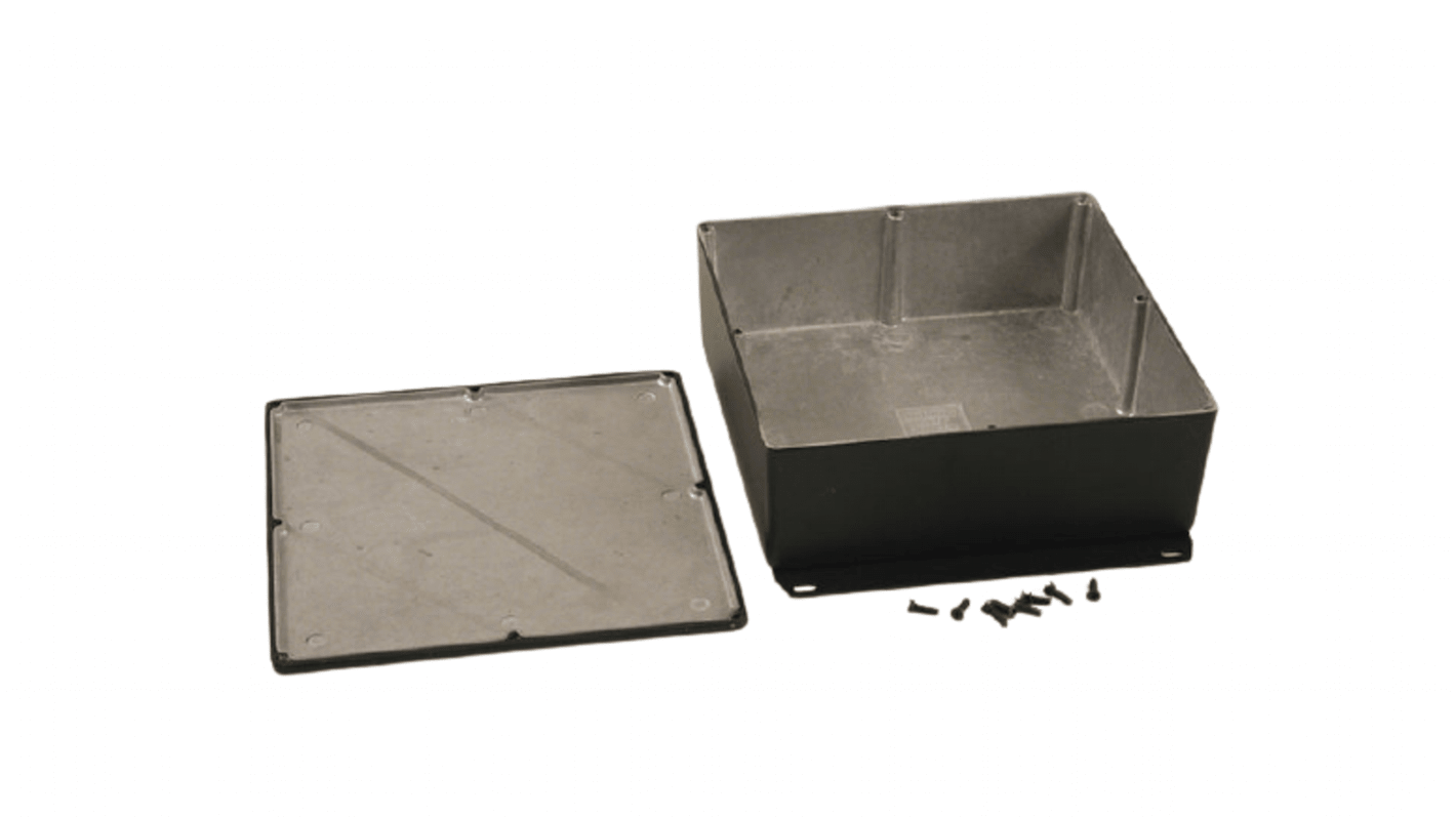 Caja Hammond de Aluminio Presofundido, 69 x 188 x 188mm, IP65, Apantallada