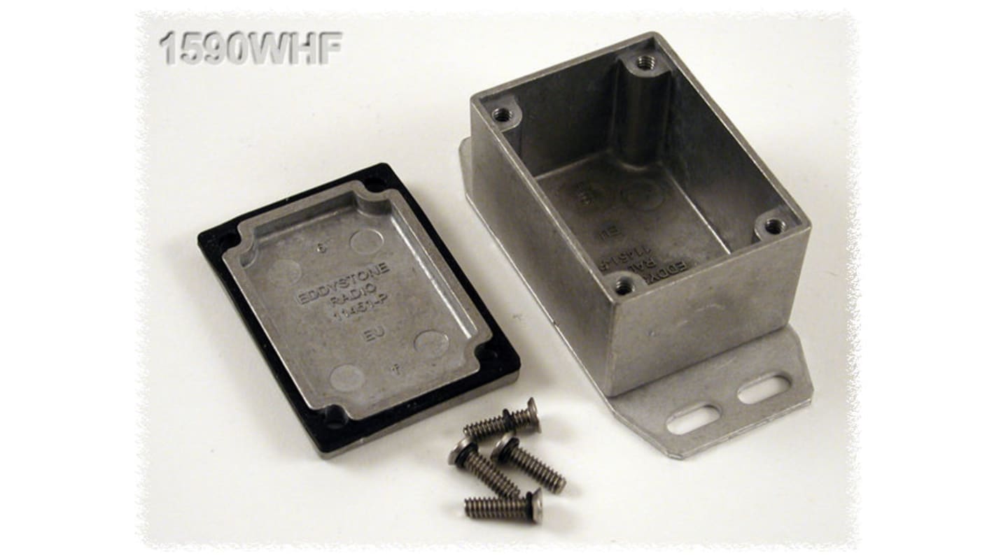 Hammond 1590 Series Die Cast Aluminium Enclosure, IP65, Flanged, 33 x 38 x 53mm