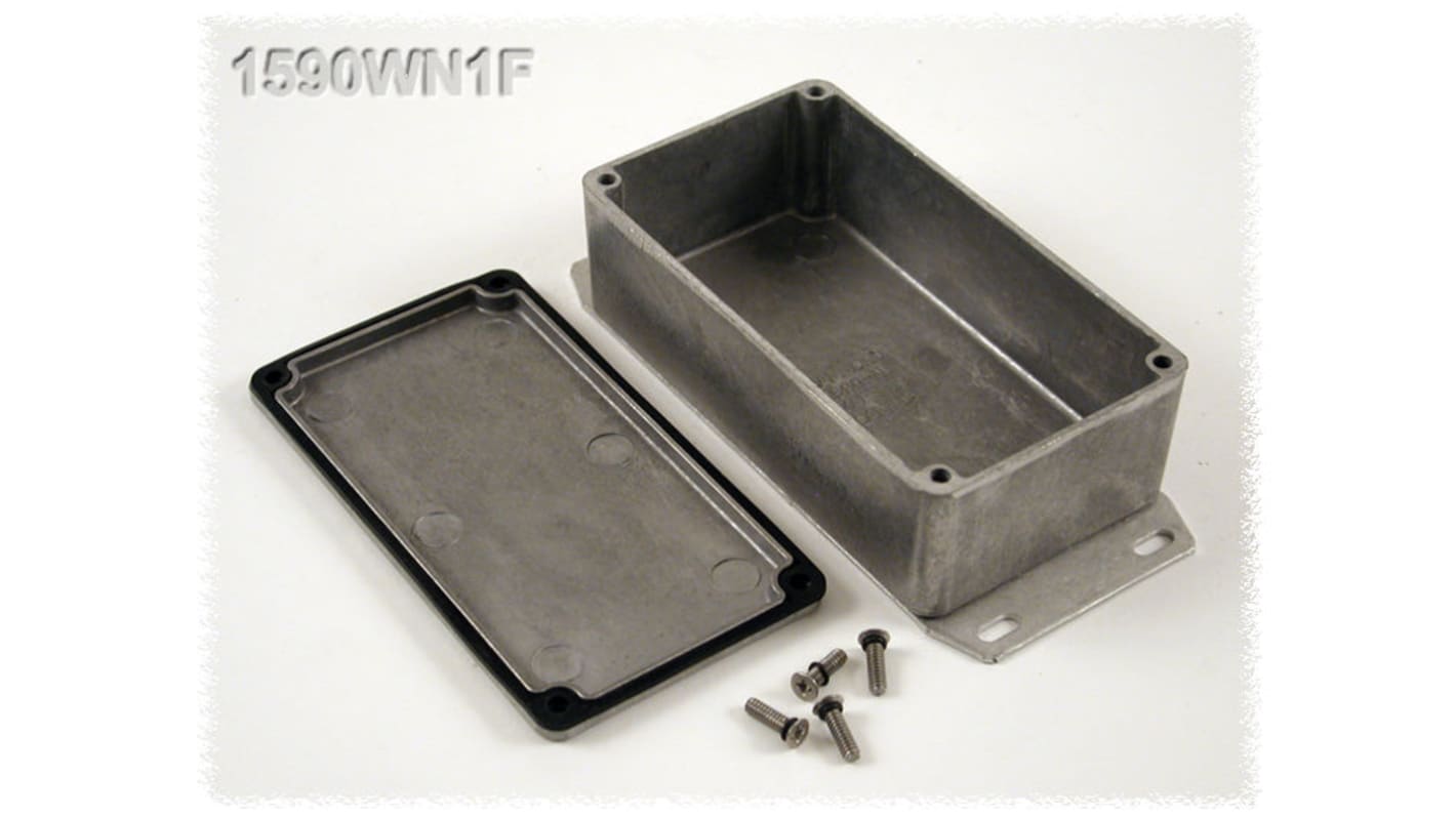Caja Hammond de Aluminio Presofundido, 42 x 66 x 121mm, IP65, Apantallada