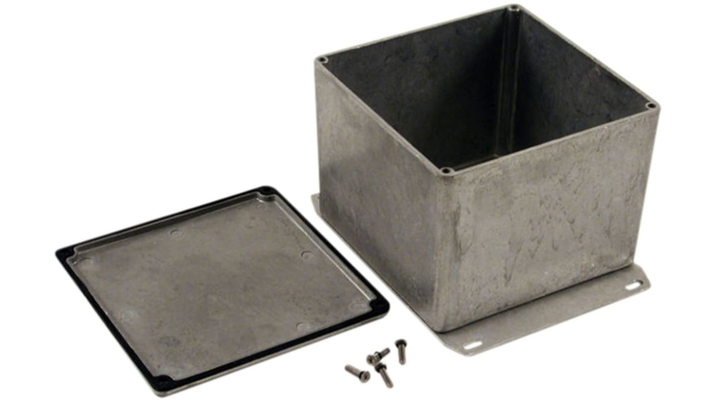 Caja Hammond de Aluminio Presofundido, 96 x 120 x 120mm, IP65, Apantallada