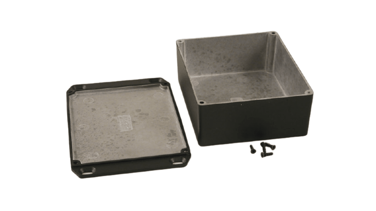 Caja Hammond de Aluminio Presofundido, 57 x 121 x 176mm, IP65, Apantallada