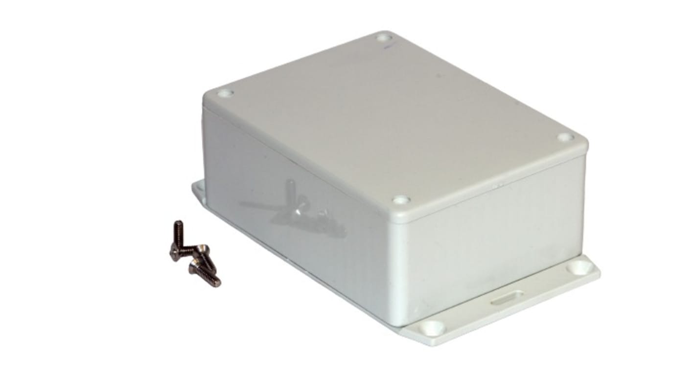 Hammond 1591 Series ABS General Purpose Enclosure, IP54, Flanged, 109 x 41 x 81mm