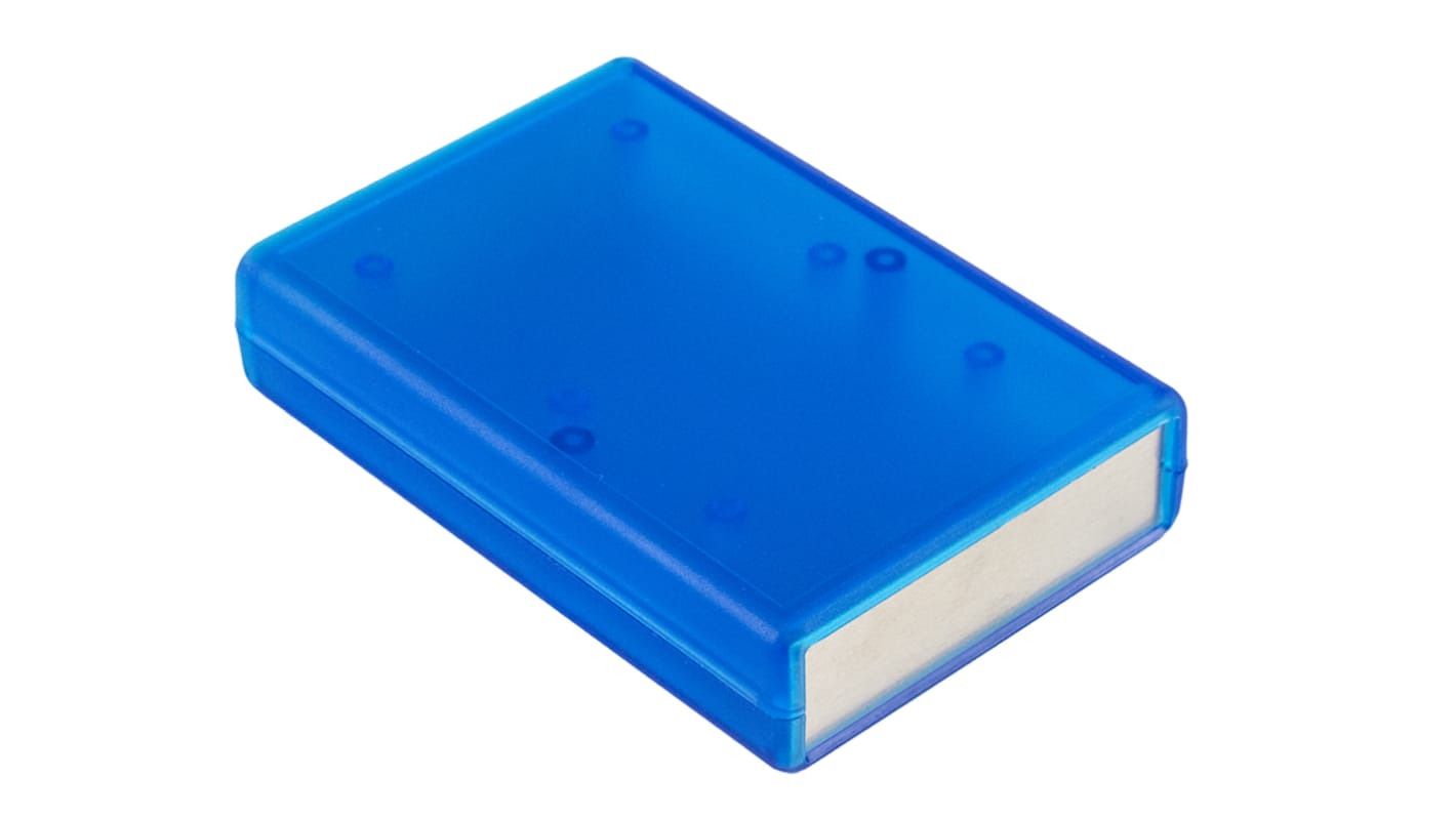 Hammond, Schalengehäuse, Blau transparent, ABS, 109 x 74 x 25mm