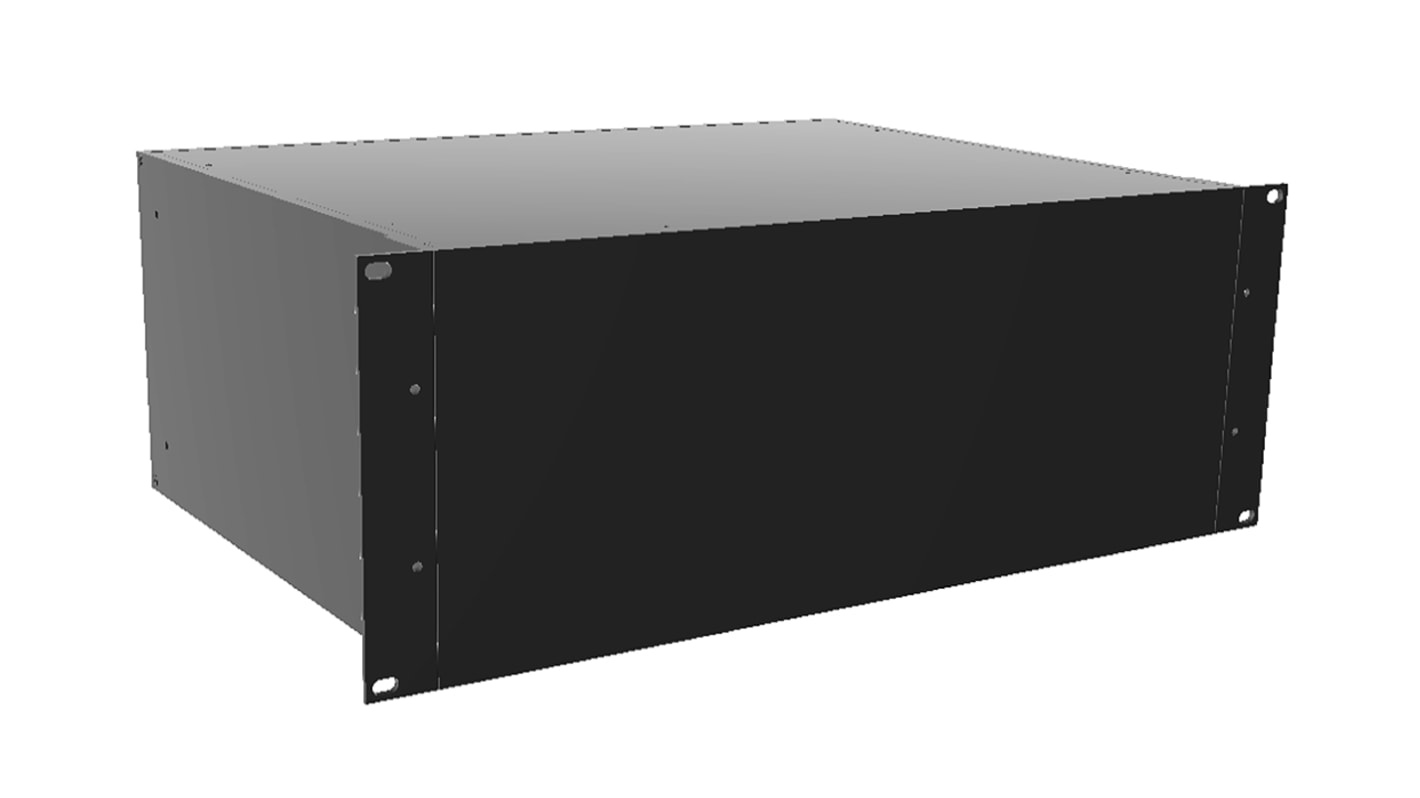 Hammond Black Aluminium Instrument Case, 178 x 422 x 330mm