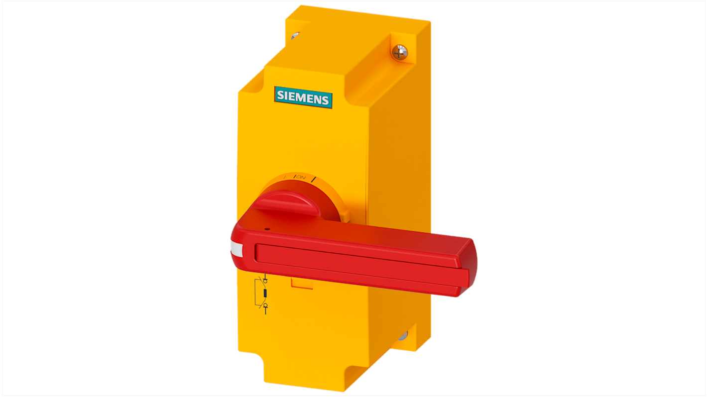 Selettore lucchettabile Siemens 3KF9301-2AA00, Rosso/Giallo, per 3KF