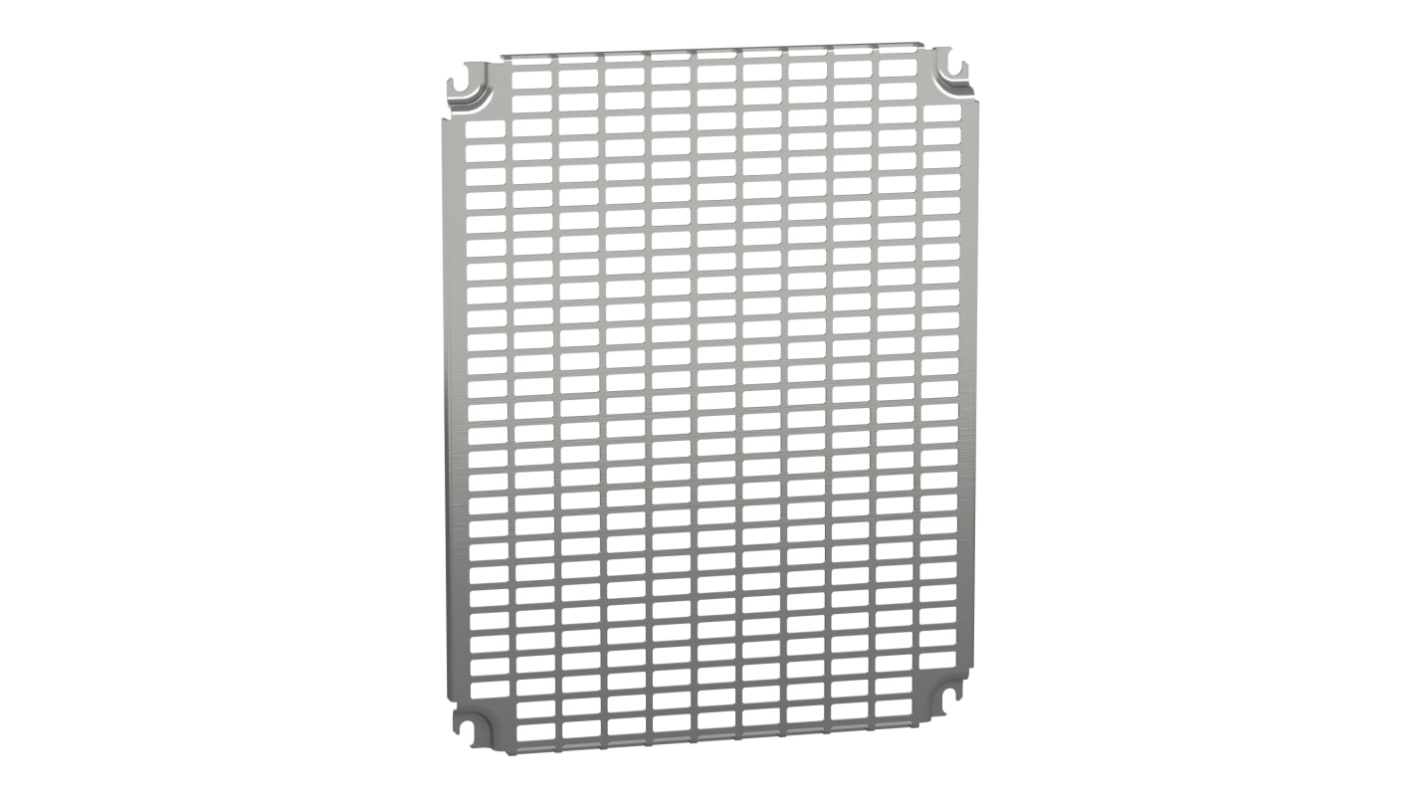 Schneider Electric Steel Perforated Mounting Plate, 450mm H, 351mm W, 15mm L for Use with Spacial CRN Enclosure,