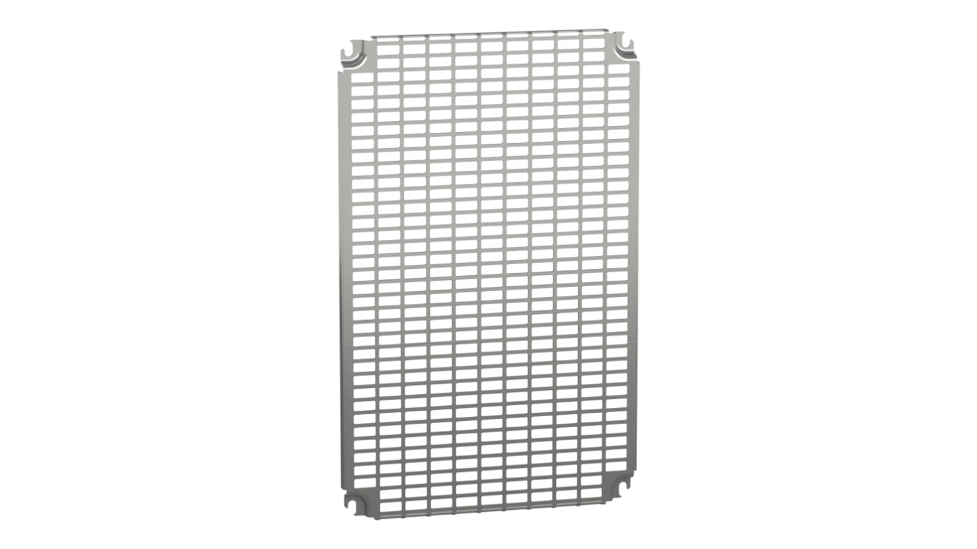 Schneider Electric Steel Perforated Mounting Plate, 555mm H, 351mm W, 15mm L for Use with Spacial CRN Enclosure,