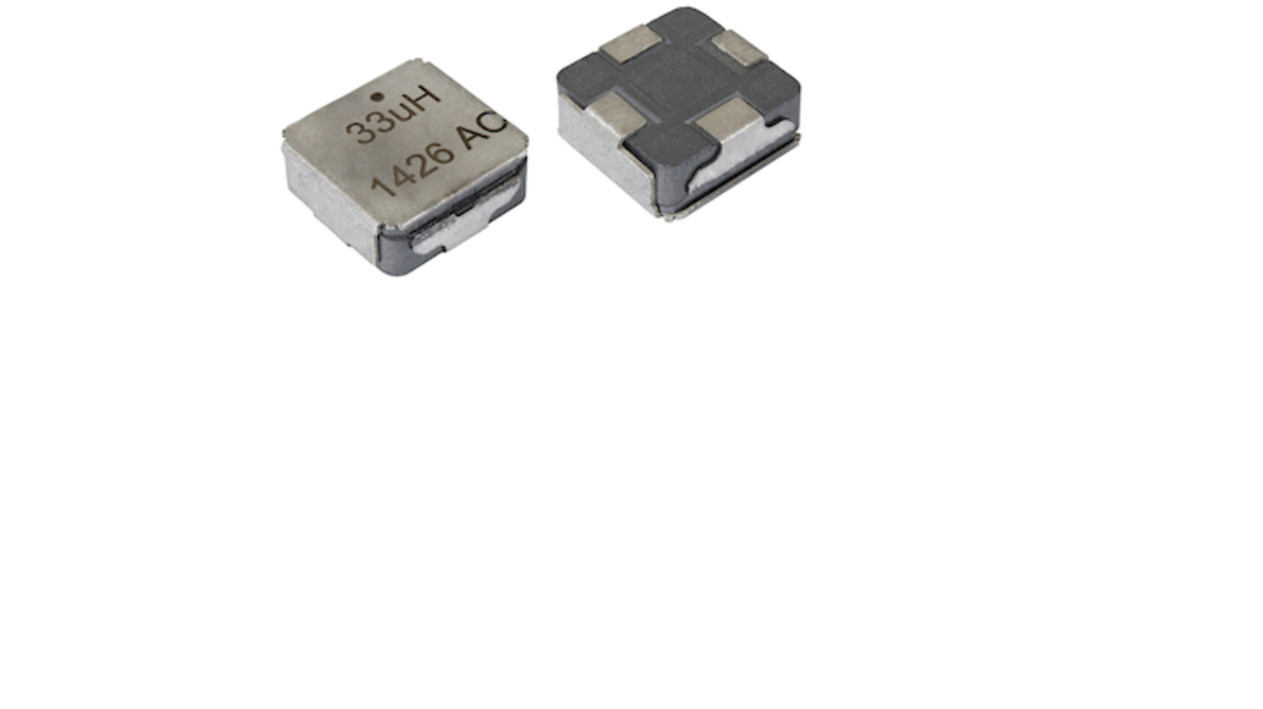 AEC-Q200 Inductor de montaje en superficie bobinado Vishay, 1 μH, 20%, apantallado 4040, 23.5A Idc, Serie IHLE4040