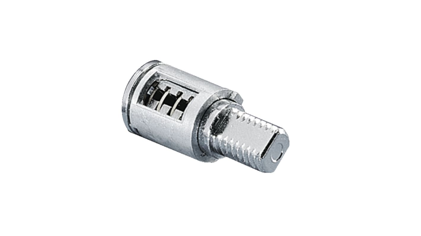 Rittal Silver Die Cast Zinc Lock Insert