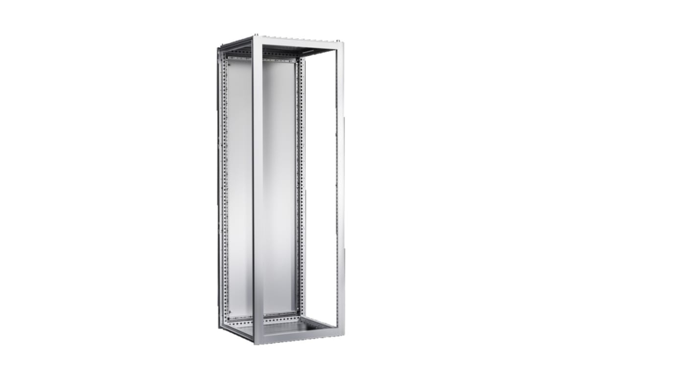 Rittal VX Series Sheet Steel Single-Door-Door Floor Standing Enclosure, Opaque Door, 1600 x 600 x 600mm
