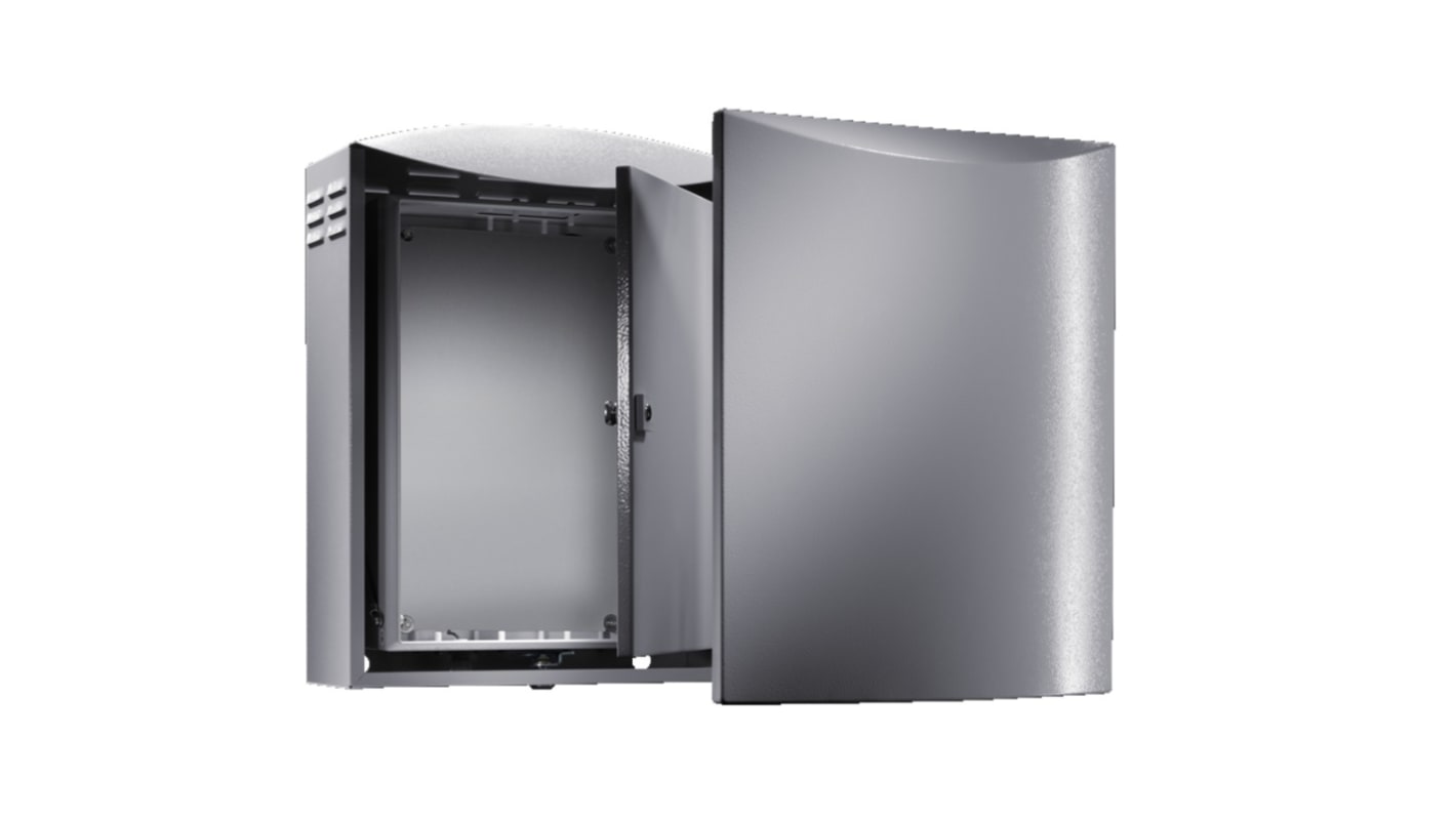 Armario individual de 1 puerta Rittal serie CS, de Aluminio de color Gris, 522 x 370 x 210mm, IP55
