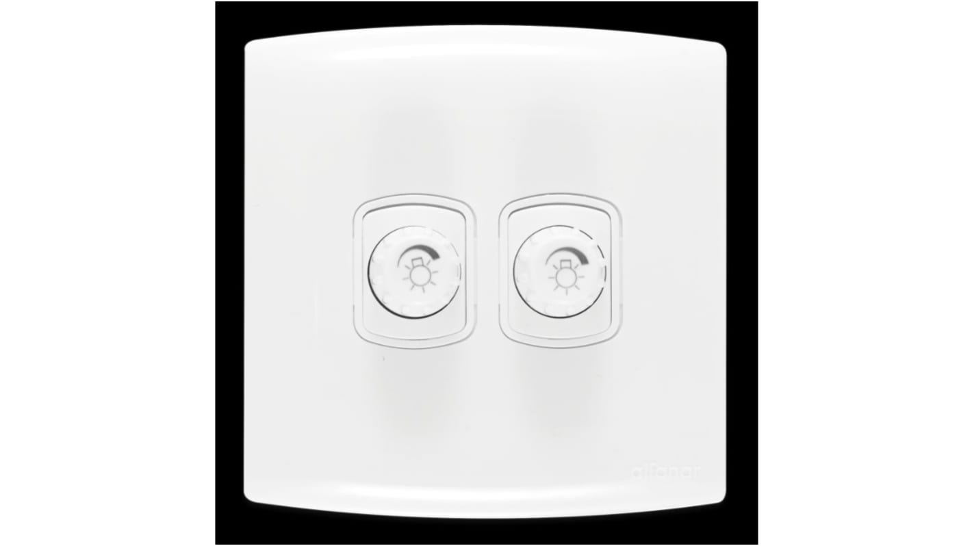 Contactum Dimmer, 500W 220 → 250V 2-polig 2 Auslässe