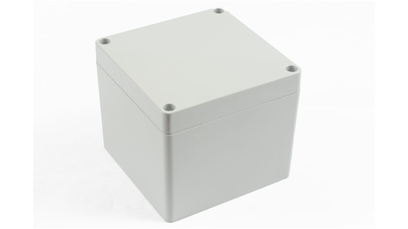 Hammond 1554 Series Polycarbonate Enclosure, IP68, 4.13 x 4.13 x 3.54in