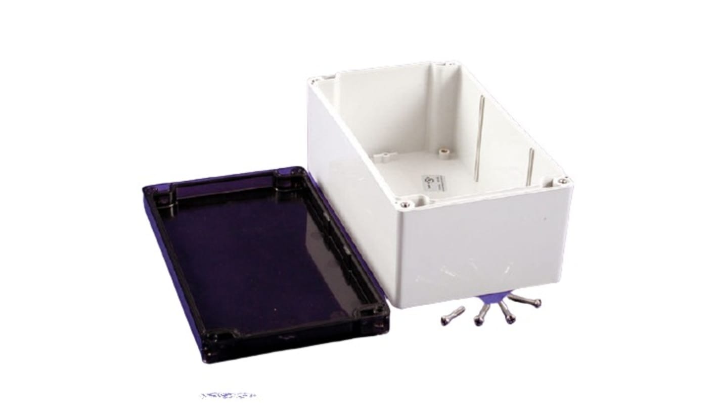 Hammond 1554 Series Polycarbonate Enclosure, IP68, 7.9 x 4.7 x 3.5in