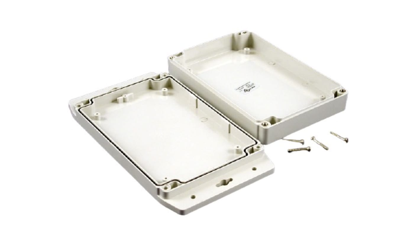 Hammond 1555F Series Polycarbonate Enclosure, IP68, Flanged, 7.1 x 4.7 x 1.47in