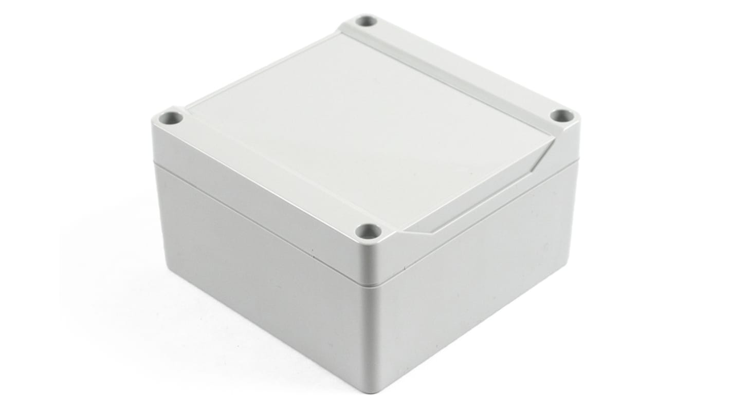 Hammond 1555 Series Polycarbonate Enclosure, IP68, 4.13 x 4.13 x 2.36in