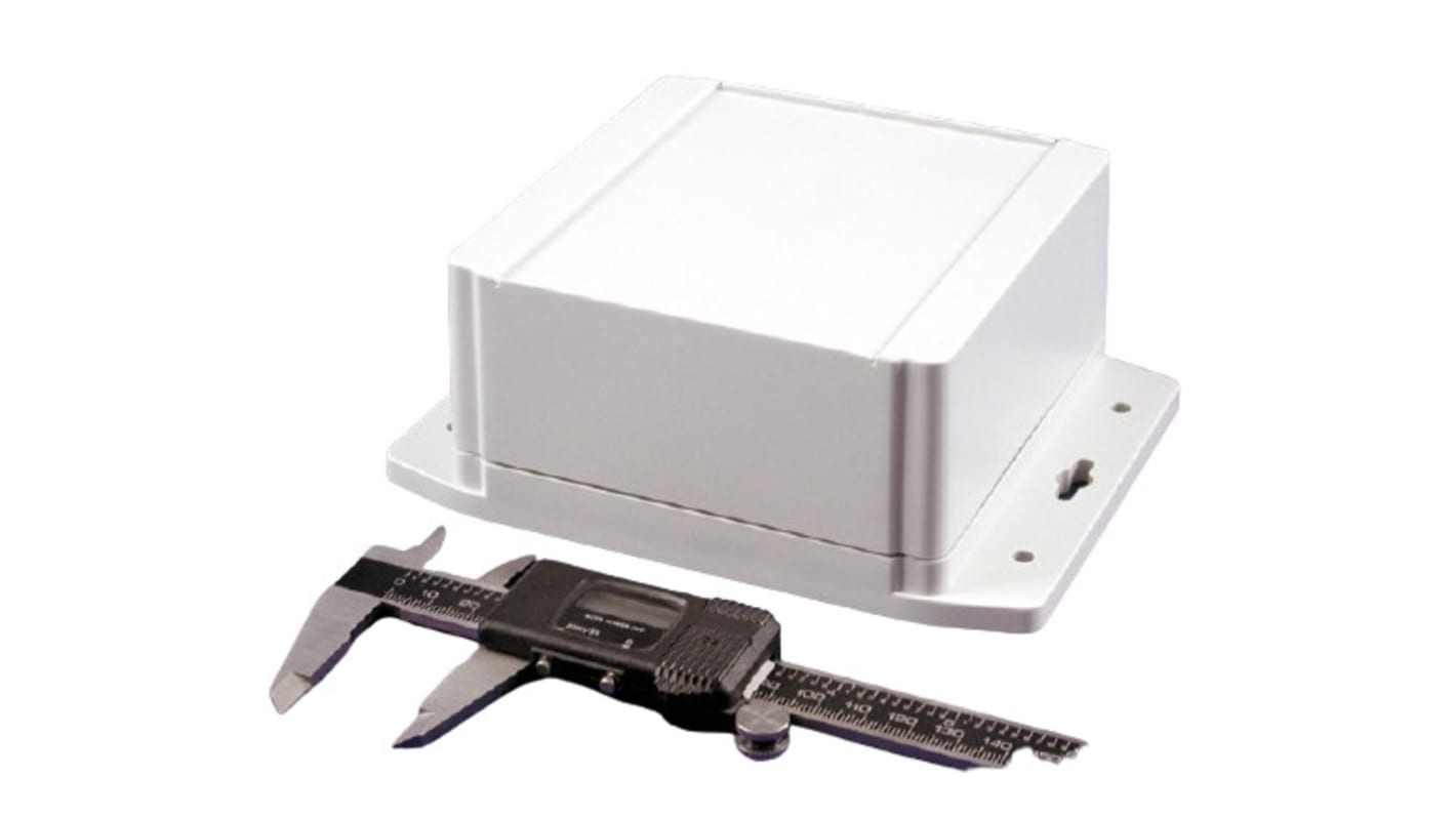 Hammond 1555F Series ABS Enclosure, IP66, Flanged, 4.7 x 4.7 x 2.44in