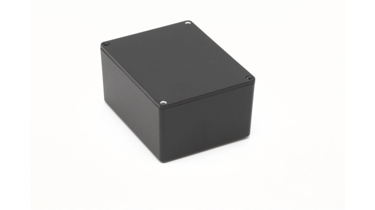 Hammond 1590-RIBBED Series Die Cast Aluminium Alloy Enclosure, IP54, 121 x 95 x 57mm