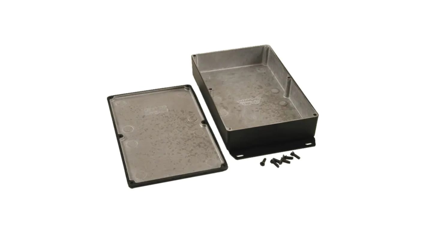 Caja Hammond de Aleación de Aluminio Presofundido, 188 x 120 x 37mm, IP65, Apantallada