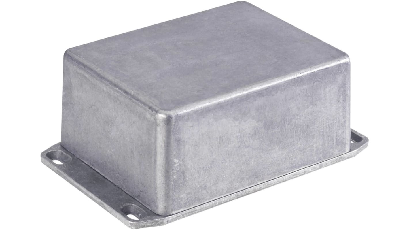 Hammond 1590 Series Die Cast Aluminium Alloy Enclosure, IP65, Flanged, 121 x 66 x 40mm