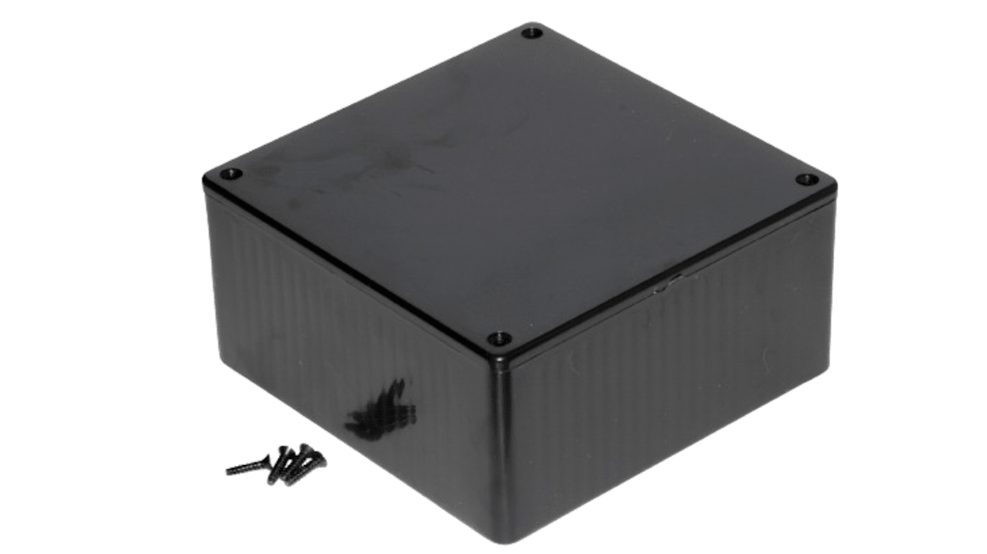 Caja Hammond de ABS Negro, 119 x 119 x 56mm, IP54