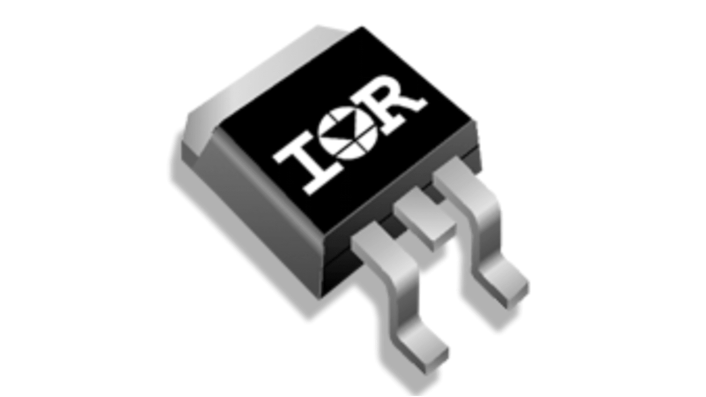 MOSFET Infineon AUIRF6215STRL, VDSS 150 V, ID 13 A, D2PAK (TO-263) de 3 pines