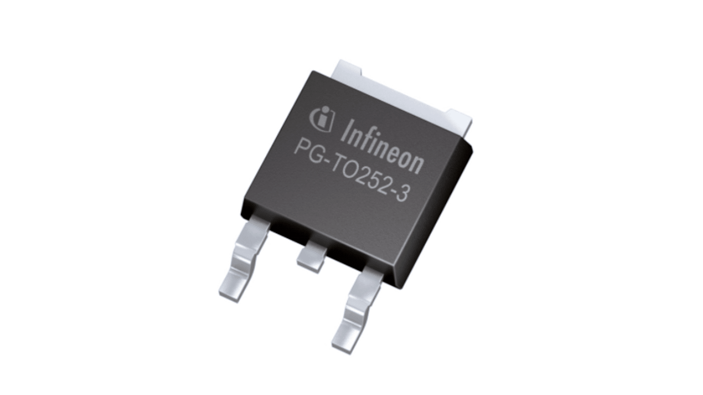 Infineon BTS3060TFATMA1 1 csatornás Teljesítménykapcsoló IC, Alacsony oldal, 3-pin, DPAK (TO-252) (PG-TO252-3)