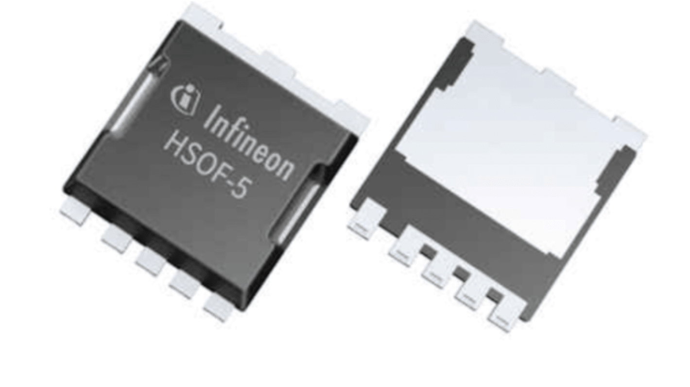 MOSFET Infineon, canale N, 180 A, HSOF-5, Montaggio superficiale