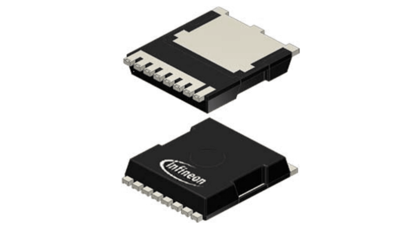 Silicon N-Channel MOSFET, 165 A, 80 V, 8-Pin HSOF-8 Infineon IAUT165N08S5N029ATMA2