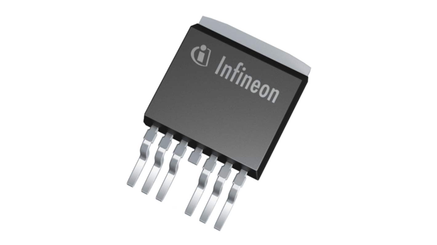 MOSFET Infineon IPB180P04P4L02ATMA2, VDSS 40 V, ID 180 A, D2PAK-7 de 7 pines
