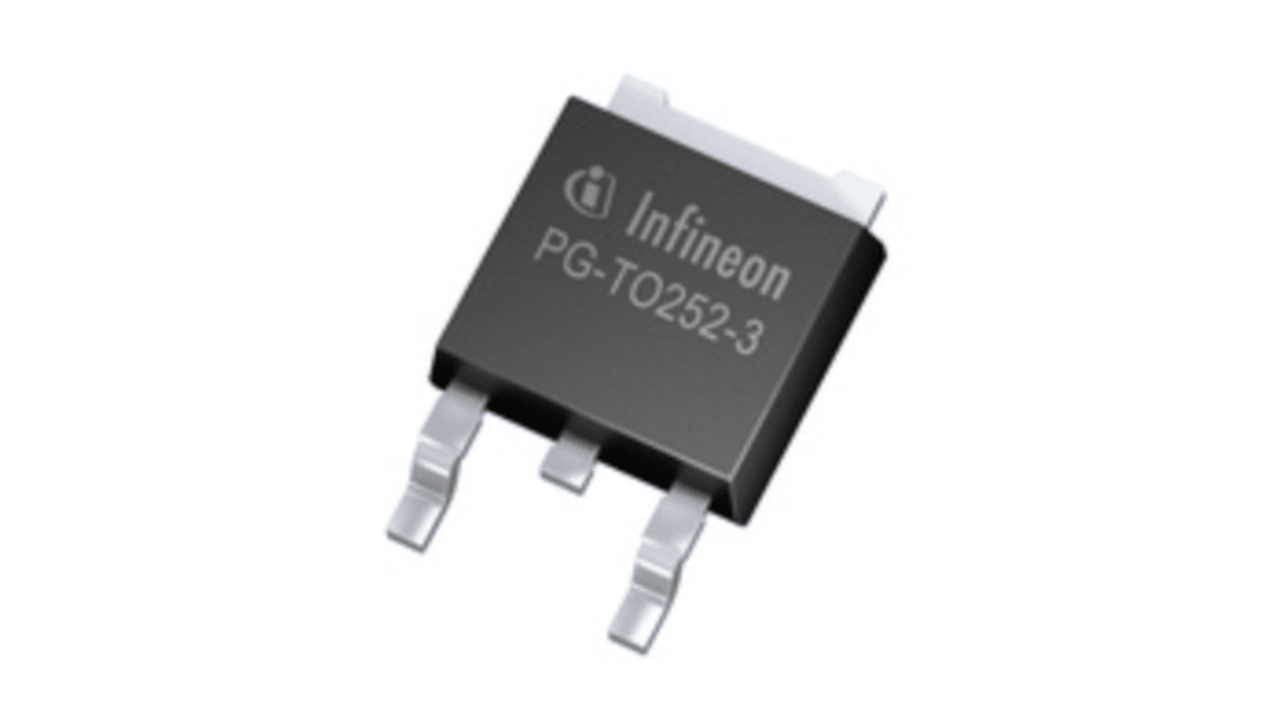 MOSFET Infineon, canale P, 0,0045 Ω, 90 A, DPAK (TO-252), Montaggio superficiale