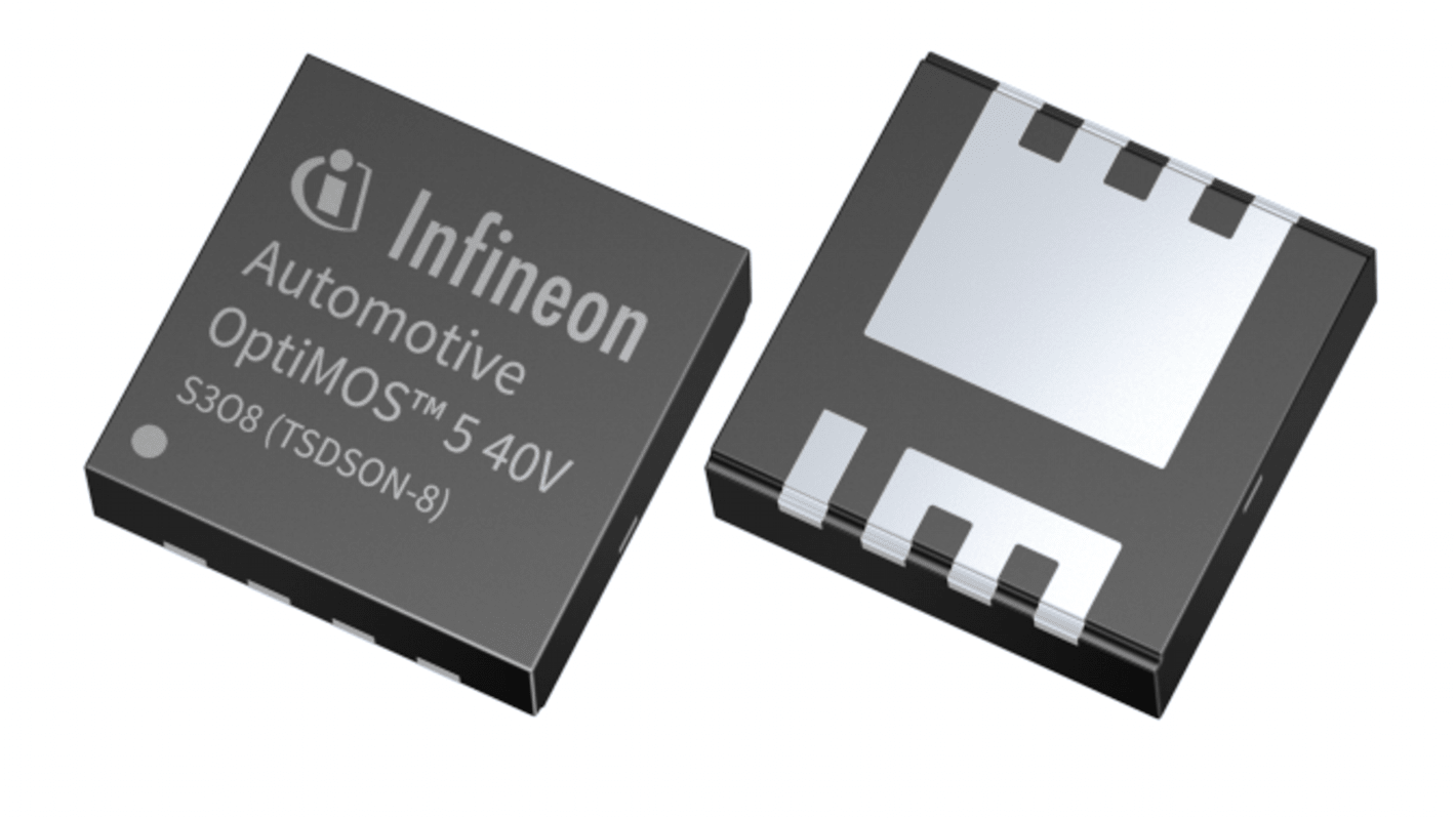 Silicon N-Channel MOSFET, 20 A, 40 V, 8-Pin PQFN 3 x 3 Infineon IPZ40N04S53R1ATMA1