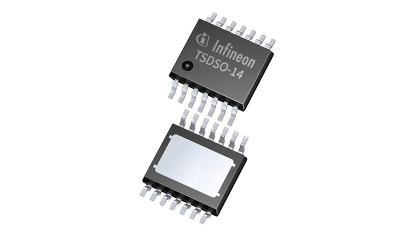 Infineon ITS4090QEPDXUMA1, QuadHigh Side, High Side Power Switch IC 14