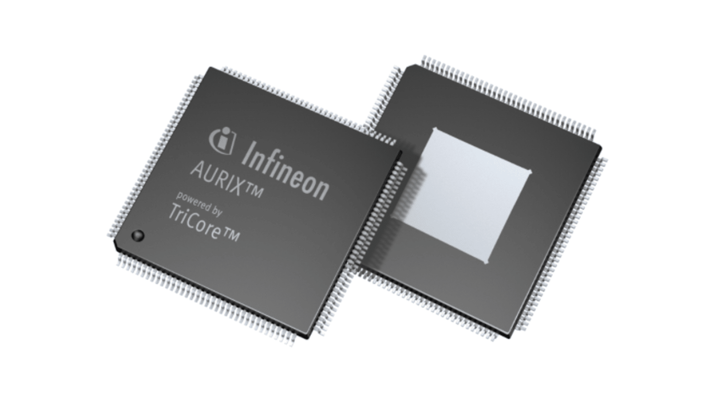 Microcontrollore Infineon, TriCore, TQFP, TriCore, 100 Pin, Montaggio superficiale, 32bit, 200MHz