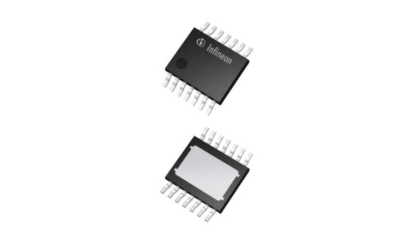 IC Controlador de LED Infineon, IN: 40 V, OUT máx.: / 80mA / 1.5W de 14 pines