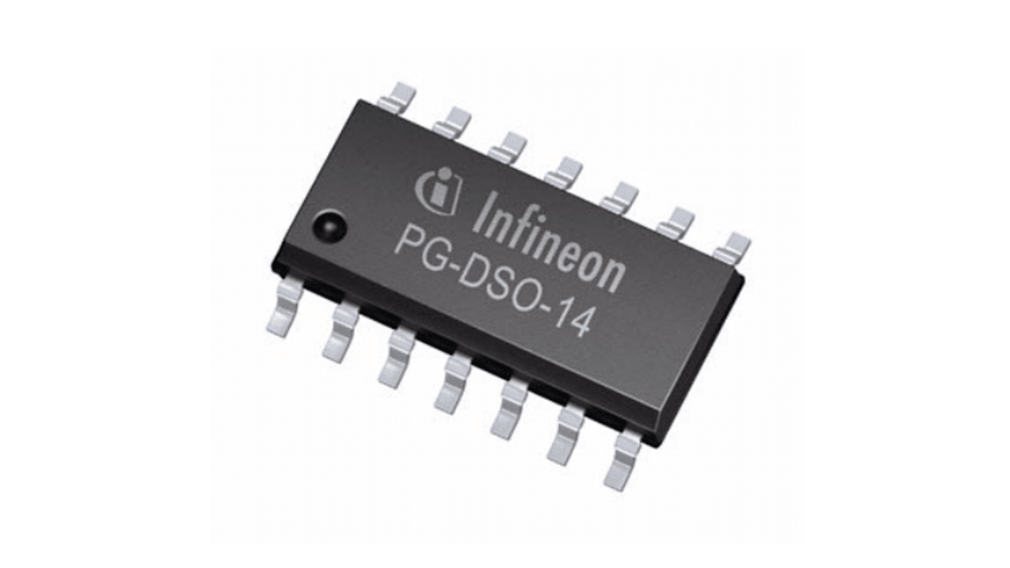 Infineon CAN-Transceiver, 1.0Mbit/s 1 Transceiver Sleep 80 mA, PG-DSO-14 14-Pin