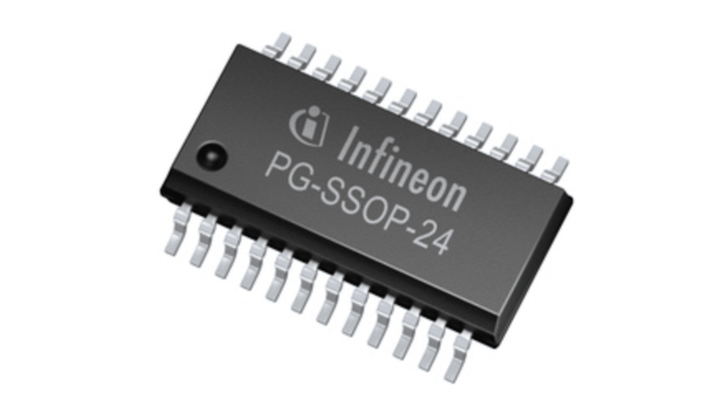 Infineon Motor Driver IC TLE8080EMXUMA1, SSOP, 24-Pin, 6A,  18 V