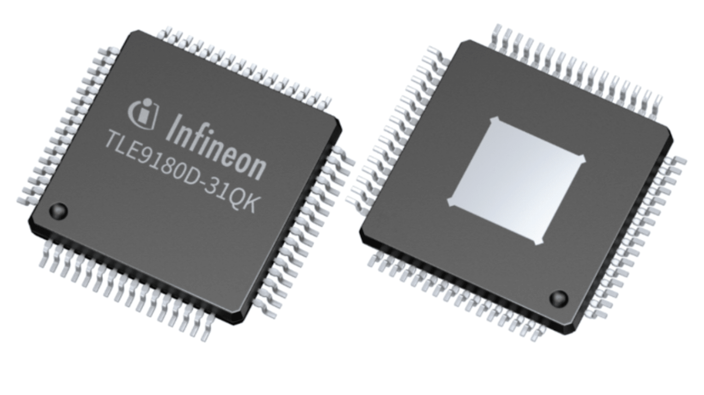 Infineon TLE9180D31QKXUMA1, 2 A, 60V 64-Pin, LQFP-64